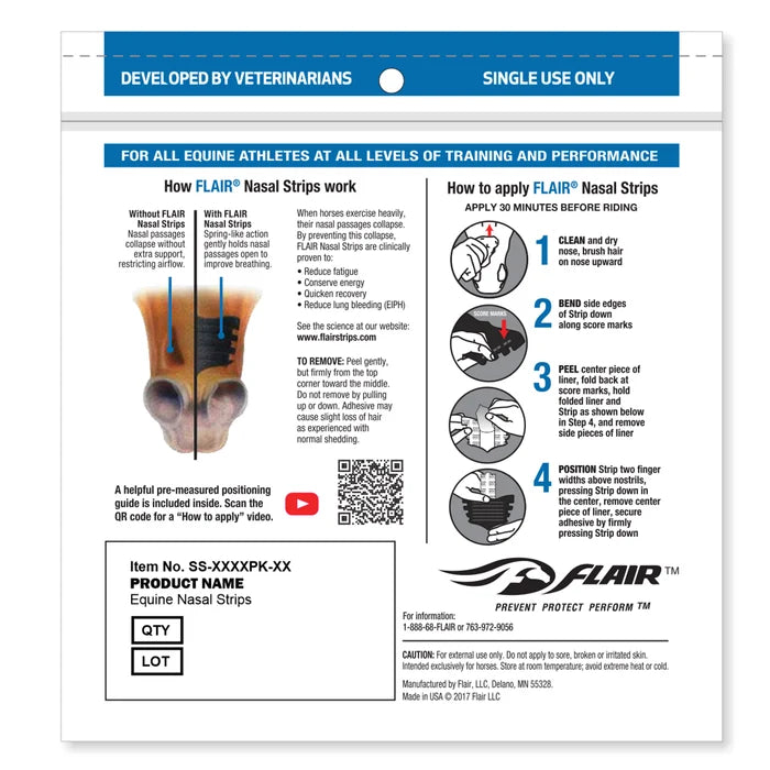 White Flair Strips