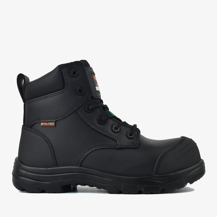 Women's CSA ASTM Composite Toe 6" Work Boots - MacGill Black - MooseLog