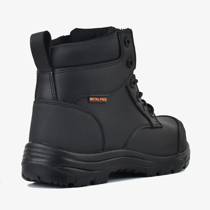 Women's CSA ASTM Composite Toe 6" Work Boots - MacGill Black - MooseLog