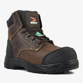 Women's CSA ASTM Composite Toe 6" Work Boots - MacGill Brown - MooseLog