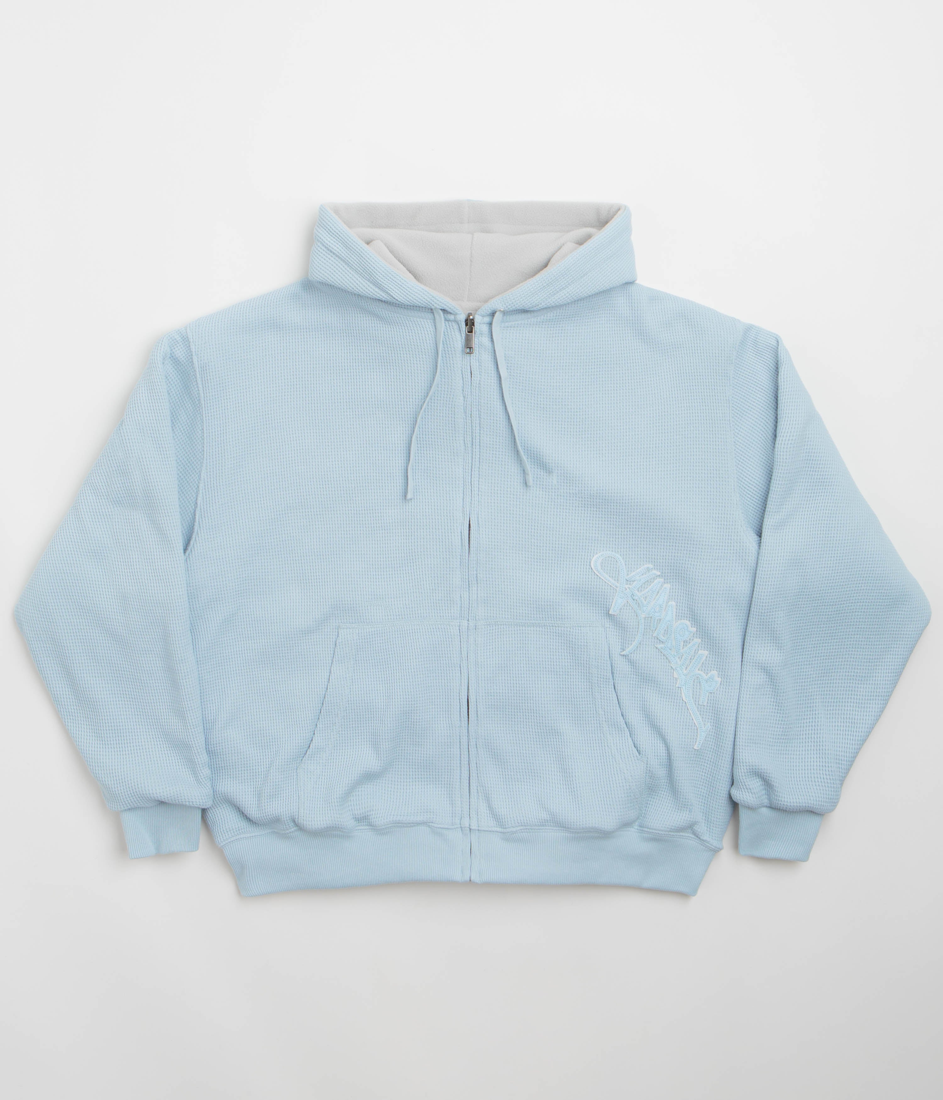 Yardsale Exo Full Zip Hoodie - Stone Blue