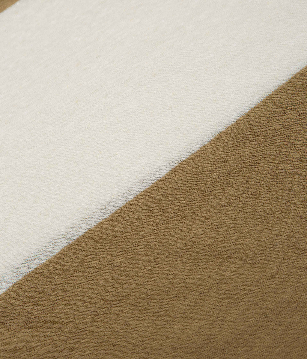 YMC Triple T-Shirt - Taupe / Off White