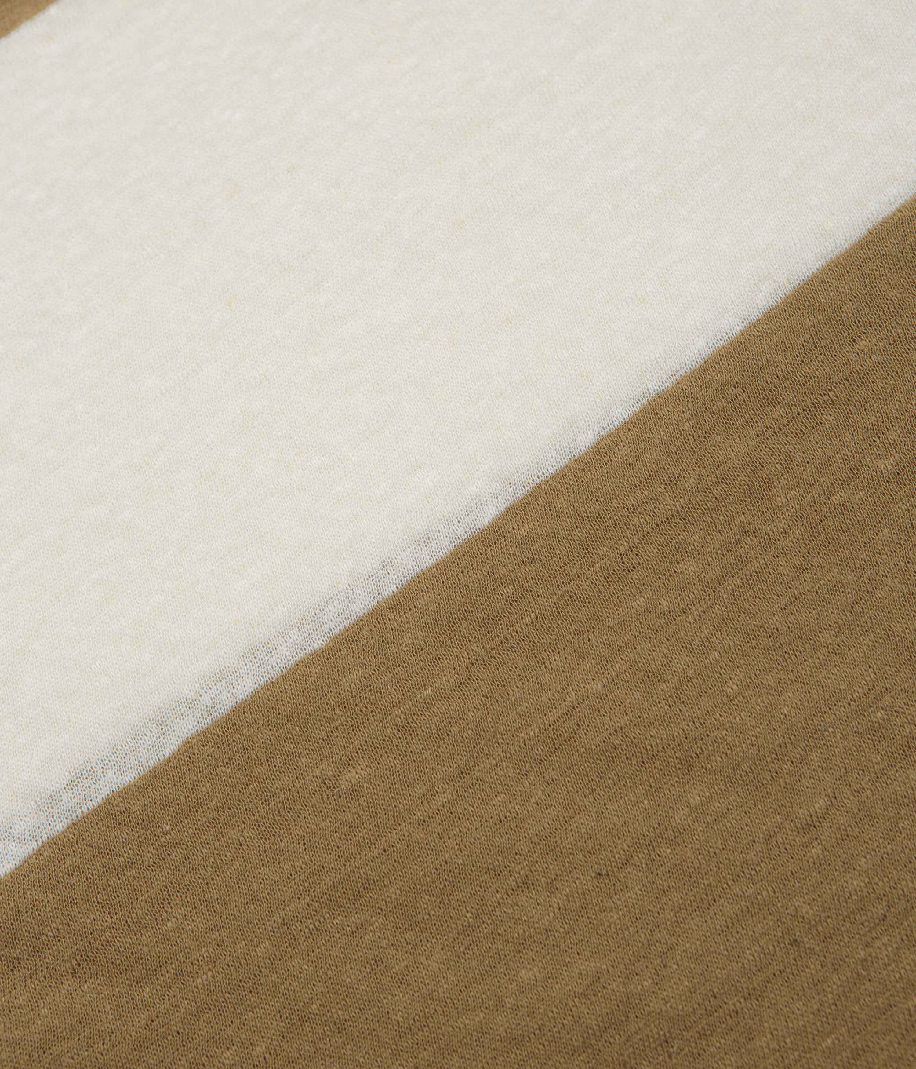 YMC Triple T-Shirt - Taupe / Off White